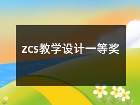 zcs教學(xué)設(shè)計一等獎