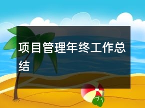 項(xiàng)目管理年終工作總結(jié)