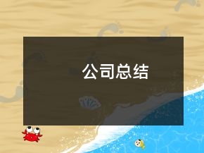 公司總結