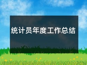 統(tǒng)計(jì)員年度工作總結(jié)