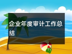 企業(yè)年度審計工作總結