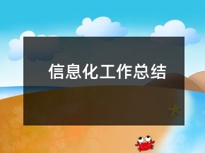 信息化工作總結(jié)