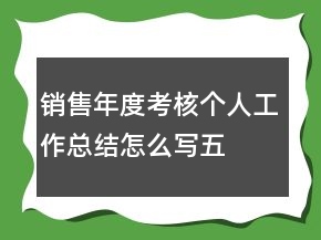 銷(xiāo)售年度考核個(gè)人工作總結(jié)怎么寫(xiě)五