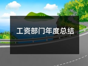 工資部門年度總結(jié)