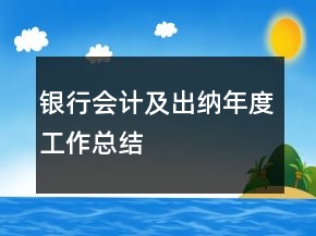 銀行會計及出納年度工作總結(jié)
