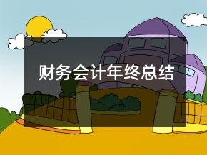 財(cái)務(wù)會(huì)計(jì)年終總結(jié)