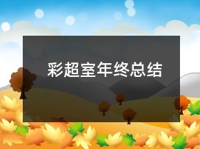 彩超室年終總結(jié)