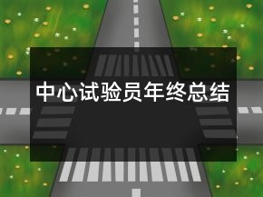 中心試驗員年終總結(jié)
