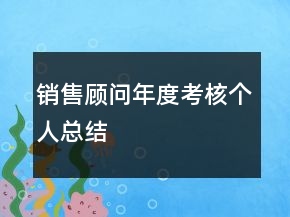 銷售顧問年度考核個人總結(jié)