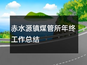 赤水源鎮(zhèn)煤管所年終工作總結