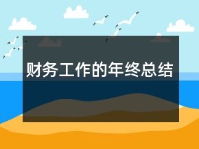 財務(wù)工作的年終總結(jié)
