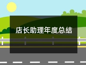 店長助理年度總結(jié)