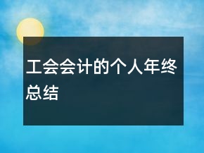 工會(huì)會(huì)計(jì)的個(gè)人年終總結(jié)