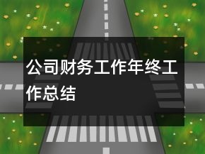 公司財(cái)務(wù)工作年終工作總結(jié)