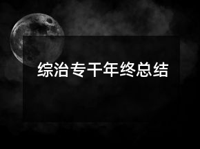 綜治專(zhuān)干年終總結(jié)