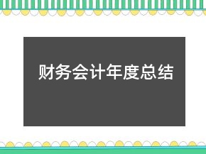 財(cái)務(wù)會(huì)計(jì)年度總結(jié)