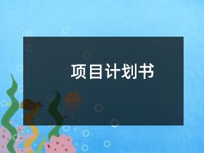 項(xiàng)目計(jì)劃書(shū)