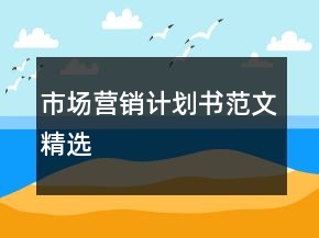 市場(chǎng)營銷計(jì)劃書范文精選