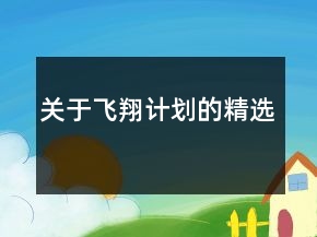 關于飛翔計劃的精選