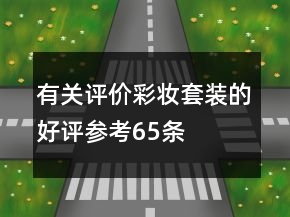 有關(guān)評(píng)價(jià)彩妝套裝的好評(píng)參考65條