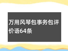 萬用風琴包、事務包評價語64條