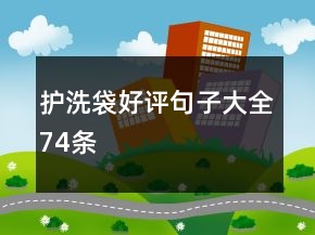 護(hù)洗袋好評(píng)句子大全74條