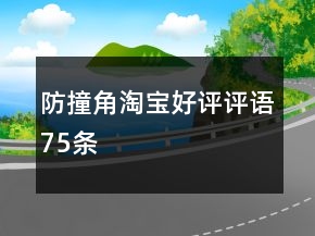 防撞角淘寶好評評語75條