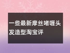 一些最新摩絲、啫喱、頭發(fā)造型淘寶評價(jià)100字復(fù)制71條