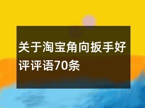 關(guān)于淘寶角向扳手好評(píng)評(píng)語70條