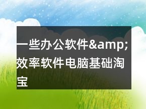 一些辦公軟件&amp;效率軟件、電腦基礎(chǔ)淘寶好評(píng)的評(píng)語(yǔ)大全62條