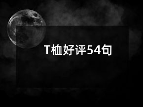 T桖好評(píng)54句