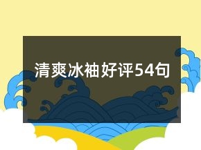 清爽冰袖好評(píng)54句