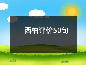 西柚評價50句