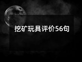 挖礦玩具評價(jià)56句