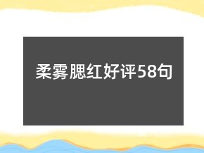 柔霧腮紅好評(píng)58句