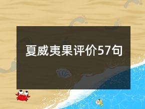 夏威夷果評(píng)價(jià)57句