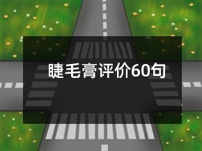 睫毛膏評價60句
