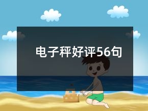 電子秤好評(píng)56句