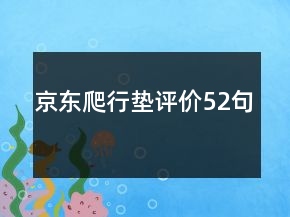 京東爬行墊評價(jià)52句
