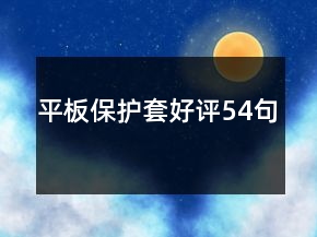 平板保護(hù)套好評(píng)54句