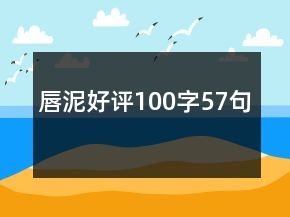 唇泥好評(píng)100字57句