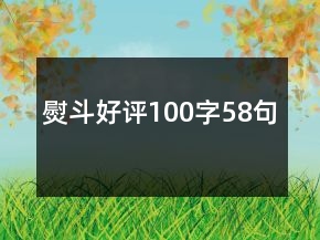 熨斗好評100字58句