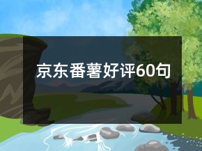 京東番薯好評(píng)60句