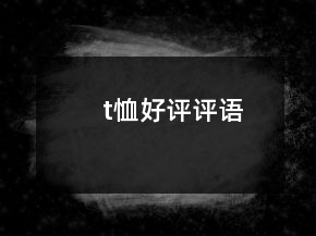 t恤好評評語