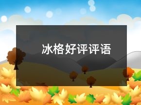 冰格好評評語