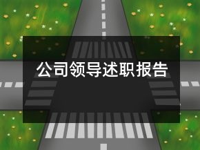 公司領(lǐng)導(dǎo)述職報告