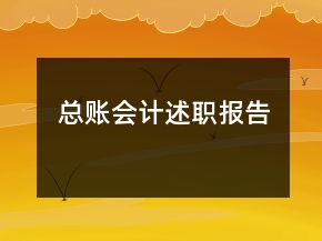 總賬會(huì)計(jì)述職報(bào)告