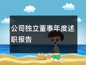 公司獨立董事年度述職報告
