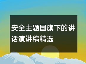安全主題國(guó)旗下的講話演講稿精選