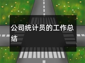 公司統(tǒng)計(jì)員的工作總結(jié)